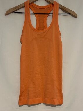 Lululemon Orange Swiftly Tech Tank Top